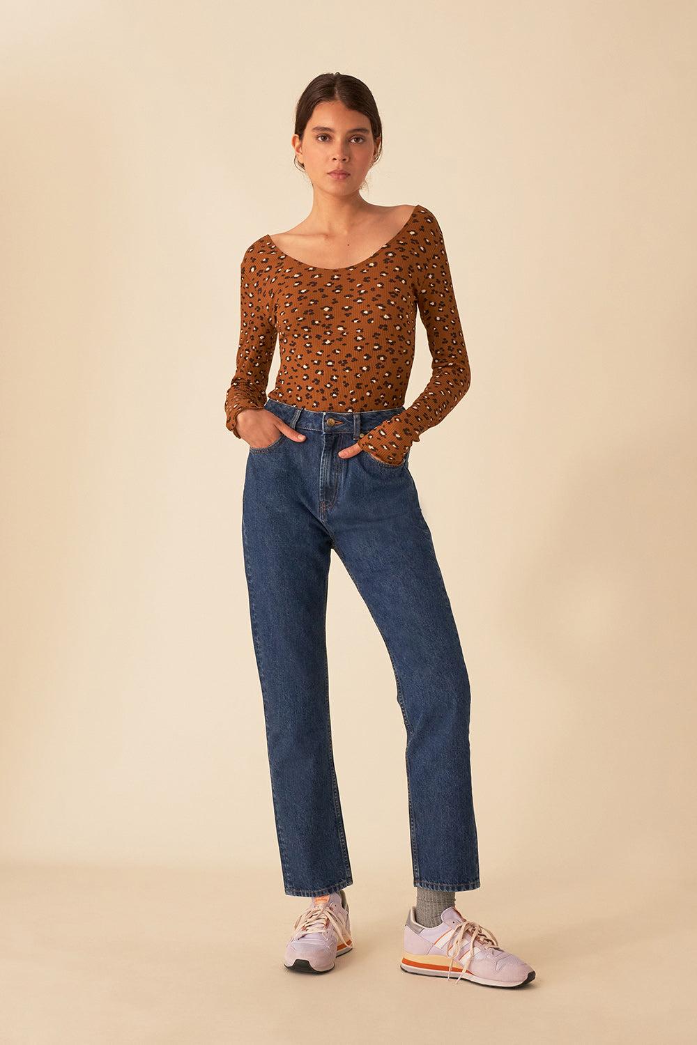 CALÇA JEANS DENIM BLEU CALÇA JEANS DENIM BLEU