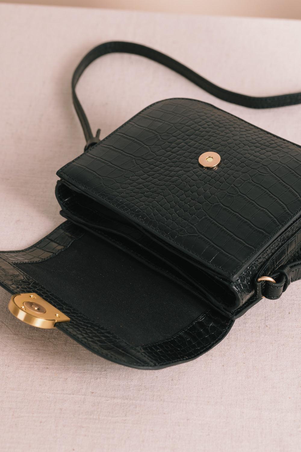 BOLSA CROCO NOIR BOLSA CROCO NOIR