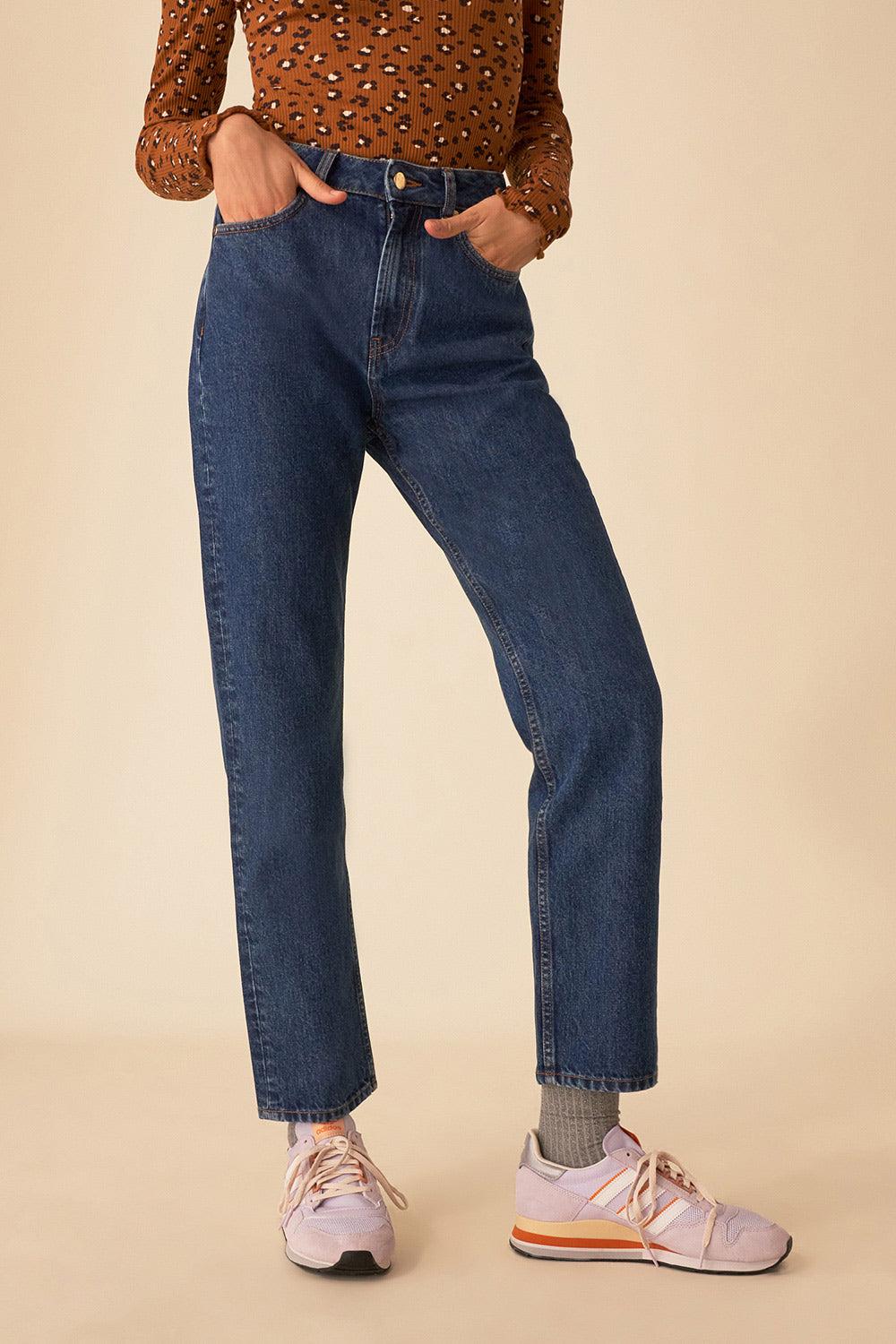 CALÇA JEANS DENIM BLEU CALÇA JEANS DENIM BLEU
