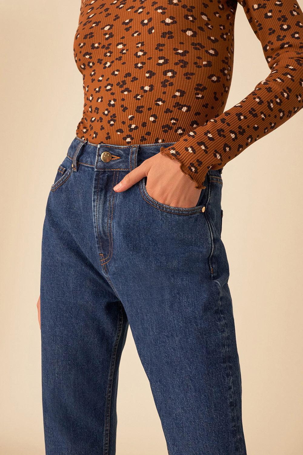 CALÇA JEANS DENIM BLEU CALÇA JEANS DENIM BLEU